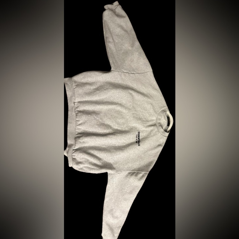 Essentials Men's Light Gray Crewneck Sweater